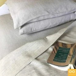 Rawganique Organic French Linen Pillowcases BedBath