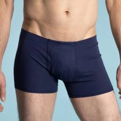 Vendor-unknown Men BJORN 100% Organic Prima Cotton Fitted Boxer Briefs (Gusset Crotch)