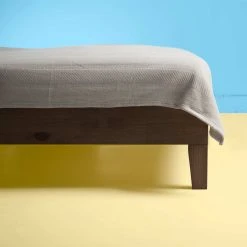 Vendor-unknown Comforters & Blankets 100% Organic Cotton Chenille Herringbone Blanket (Natural) (Made In USA)