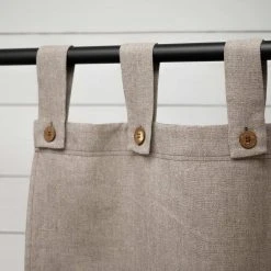 Vendor-unknown Blackout BOTTICELLI Organic Linen Curtain (2-Layer Reversible)