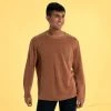 Vendor-unknown CAMBRIDGE Long-Sleeved Hemp Knit Shirt Men