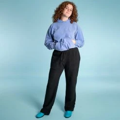 Vendor-unknown JOLENE Women's 100% Organic Cotton Fleece Sweat Pants (Women's And Plus Sizes) Bottoms