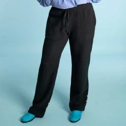 Vendor-unknown JOLENE Women's 100% Organic Cotton Fleece Sweat Pants (Women's And Plus Sizes) Bottoms