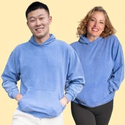 Vendor-unknown CARMEL VALLEY 100% Organic Cotton Medium Weight Hoodie (Made In USA) (Unisex)