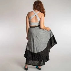 Rawganique DIVA Organic Cotton Camisole / Fitness Bra Top (Cross Back) (With Modesty Cup) (Made In USA) Bras