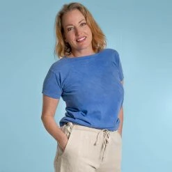 T-Shirts CASSIE Women's 100% Organic Cotton Short-Sleeve T-Shirt (Made In USA)