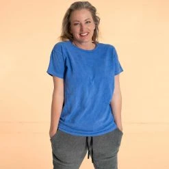 T-Shirts CASSIE Women's 100% Organic Cotton Short-Sleeve T-Shirt (Made In USA)