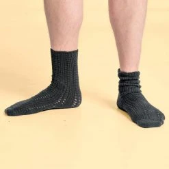 CATSKILL 3-Pack Organic Cotton Jacquard Socks (Made In USA)