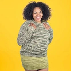 Vendor-unknown Warmwear & Outerwear CHAMONIX Roll-Top 100% Hemp Sweater (Unisex)