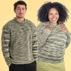 Vendor-unknown Warmwear & Outerwear CHAMONIX Roll-Top 100% Hemp Sweater (Unisex)