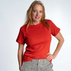 CHELSEA 100% Organic Cotton Ribbed Knit Tee T-Shirt for Men - Soft & Comfortable Casual Top 10 Vendor-unknown CHELSEA 100% Organic Cotton Ribbed Knit Tee T-Shirts