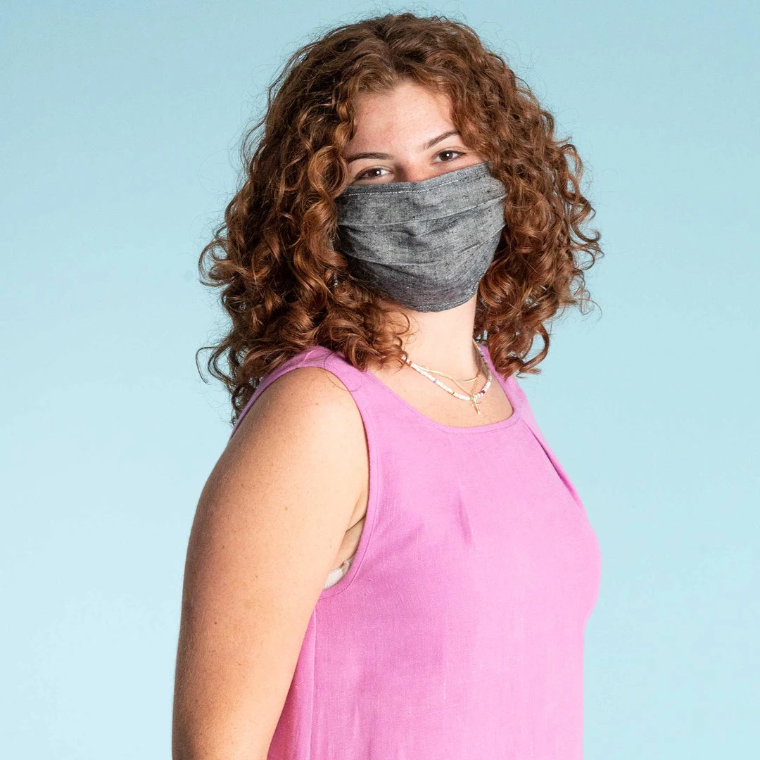 SCHOENBERG 100% Hemp Elastic-Free Face Mask | Eco-Friendly & Breathable Face Covering 2 Vendor-unknown Face Coverings SCHOENBERG 100% Hemp Face Mask Mouth Mask (Elastic-free)