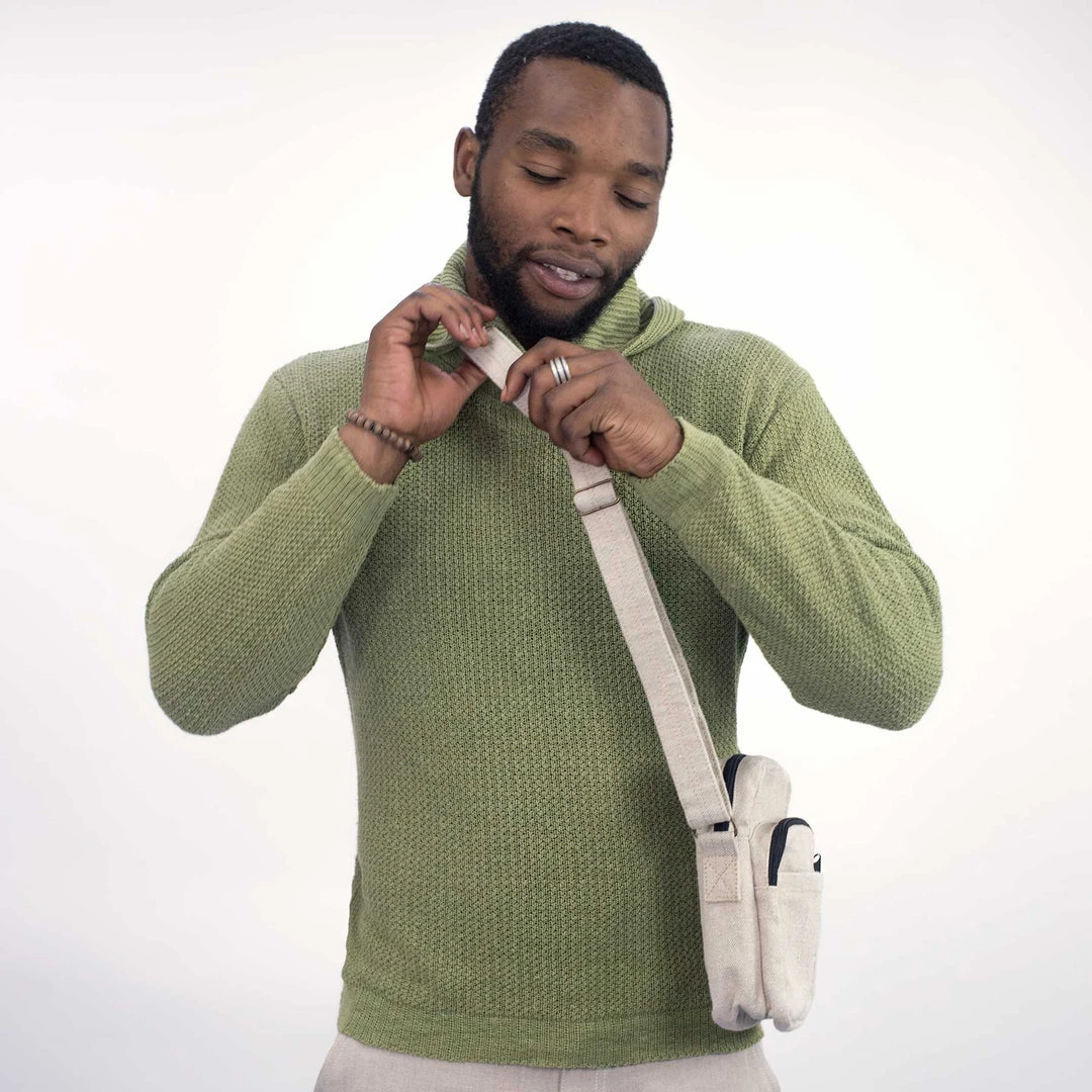 Cornwall Men's 100% Hemp Hooded Sweater | Eco-Friendly & Comfortable | Rawganique 10 Vendor-unknown Cornwall Men's 100% Hemp Hooded Sweater Tops