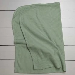 Rawganique COZYTIME 100% Organic Cotton Knit Waffle Baby Blanket (USA)