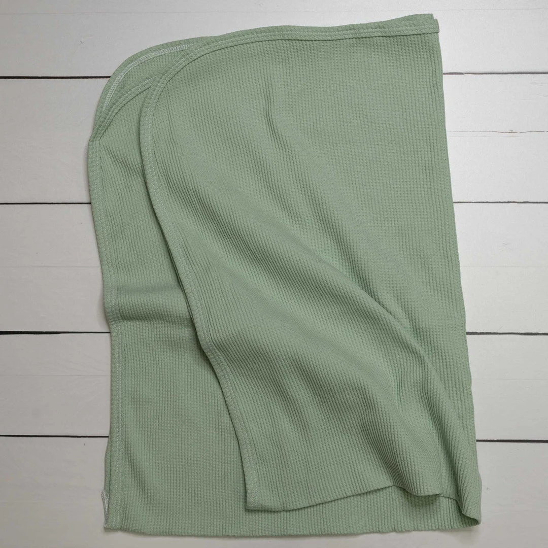 Rawganique COZYTIME 100% Organic Cotton Knit Waffle Baby Blanket | Soft & Hypoallergenic | USA Made 2 Rawganique COZYTIME 100% Organic Cotton Knit Waffle Baby Blanket (USA)