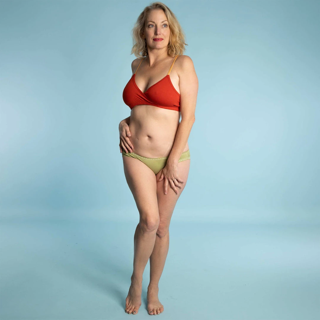 Vendor-Unknown Organic Cotton Crossover Bra Top - Women's Comfortable Lingerie & Sleepwear 5 Vendor-unknown Organic Cotton Crossover Bra Top (Discontinued)