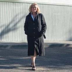 DA VINCI COAT Organic Hemp Hooded Coat - Black | Eco-Friendly Warmwear for Men & Women 34 Vendor-unknown Warmwear & Outerwear DA VINCI COAT Organic Hemp Hooded Coat Lined With Organic Cotton Fleece (Black)