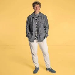 Vendor-unknown DAWSON CREEK 100% Organic Hemp Safari Jacket / Overshirt (Unisex) Warmwear & Outerwear