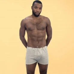 Vendor-unknown DAYTONA Elastic-free 100% Organic Hemp Knit Boxers (OC Thread)