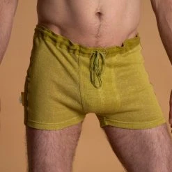 Vendor-unknown DAYTONA Elastic-free 100% Organic Hemp Knit Boxers (OC Thread)