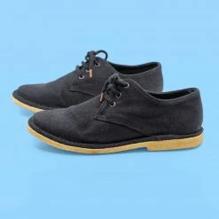 Shoes DOCKLANDS Handmade Hemp Moccasins (Unisex) (Natural Rubber Sole) Footwear