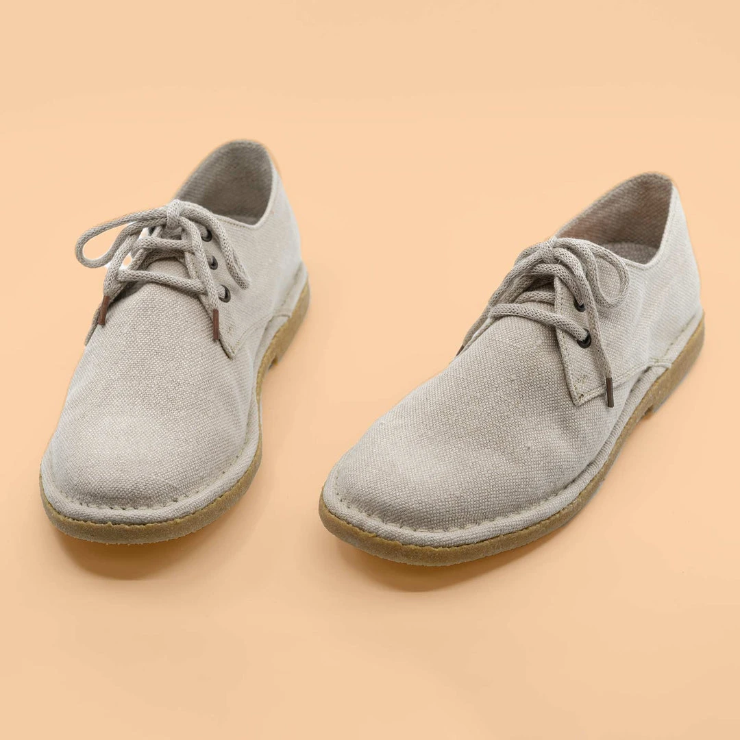 DOCKLANDS Handmade Hemp Moccasins - Unisex Natural Rubber Sole Shoes | Eco-Friendly Footwear 1 Shoes DOCKLANDS Handmade Hemp Moccasins (Unisex) (Natural Rubber Sole) Footwear
