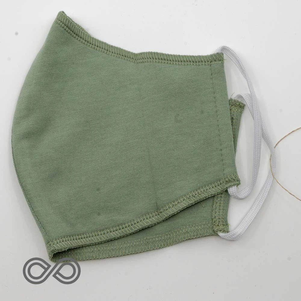 DONIZETTI 2-Layer Organic Cotton Jersey Face Mask - Breathable, Reusable, Elastic Face Coverings for Men & Women 10 Vendor-unknown DONIZETTI 2-Layer Organic Cotton Jersey Face Mask Mouth Mask With Elastic Face Coverings