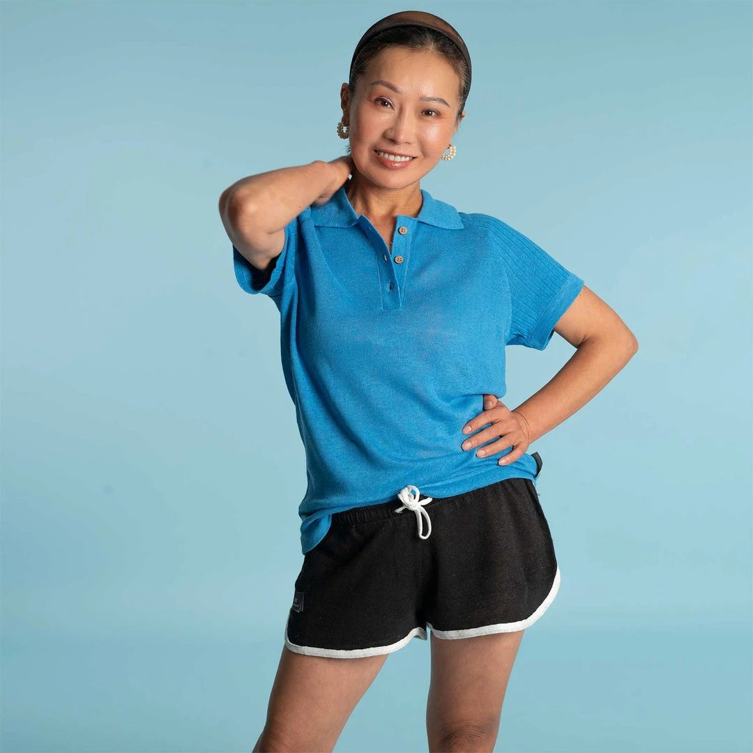 ELLENVILLE Women's 100% Hemp Golf Polo Shirt - Eco-Friendly & Breathable (20% Off Limited Time) 2 T-Shirts ELLENVILLE Women's 100% Hemp Golf Polo Shirt (Discontinued, 20% Off)