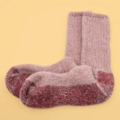 EQUINOX Warm & Thick Organic Mountain Hiker Wool Socks (1 Pair) (Unisex) (Made In USA)