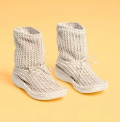 Shoes ESMERALDA Ladies' Handmade Glue-free Hemp Knit Boots (Women's Sizes)