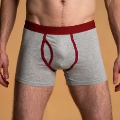 Vendor-unknown ESSEX 100% Organic Cotton Sports Boxer Briefs (Gusset Crotch)