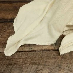 Vendor-unknown FLAXVILLE 100% Organic Flax Linen Ribbed Knit Blanket