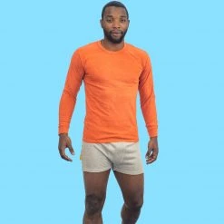 T-Shirts FRISCO 100% Organic Cotton Long-Sleeve T-shirt (Made In USA) (Unisex)