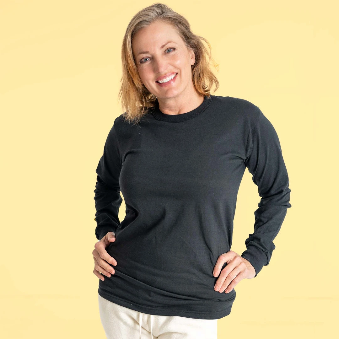 FRISCO 100% Organic Cotton Long-Sleeve Unisex T-Shirt | Made in USA | Men & Women 9 T-Shirts FRISCO 100% Organic Cotton Long-Sleeve T-shirt (Made In USA) (Unisex)