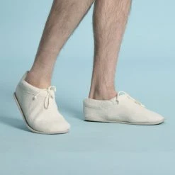 Vendor-unknown Living Room GERSHWIN Glue-free Organic Cotton Fleece House Shoes Slippers (Unisex)