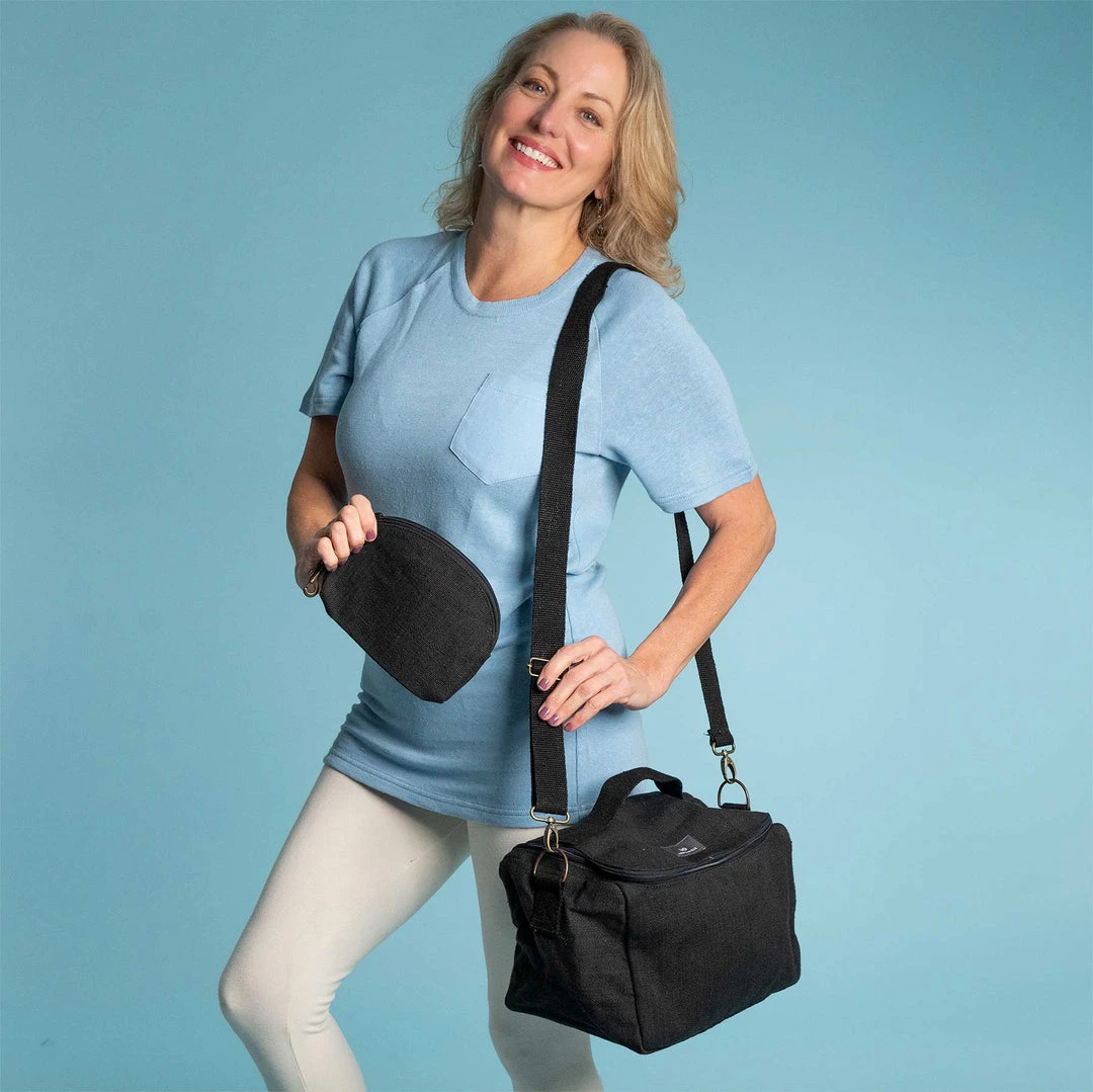 Vendor-unknown GYM SPA 100% Organic Hemp Stiff Canvas Bag - Eco-Friendly & Plastic-Free 2 Vendor-unknown GYM SPA 100% Organic Hemp Stiff Canvas Bag (Plastic-free)