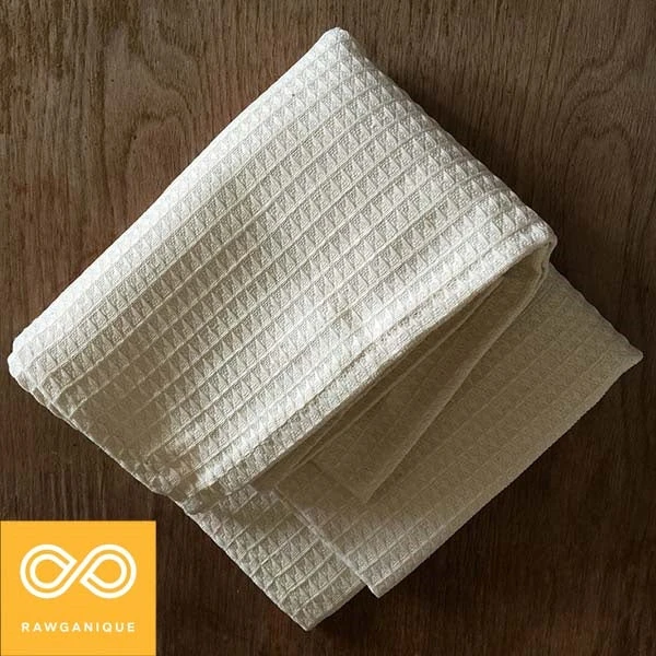 BALMORAL Hemp Honeycomb Woven Kitchen Towel - 19"x24" - Eco-Friendly & Absorbent 1 Towels BALMORAL Hemp Honeycomb Woven Kitchen Towel (19"x24")