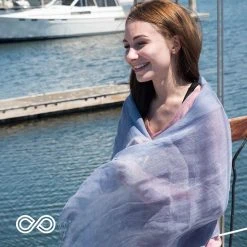 TAORMINA 100% Organic Hemp Scarf - Lightweight Gauzy Warmwear for Women (24" X 70") 43 Vendor-unknown TAORMINA 100% Organic Hemp Scarf (24