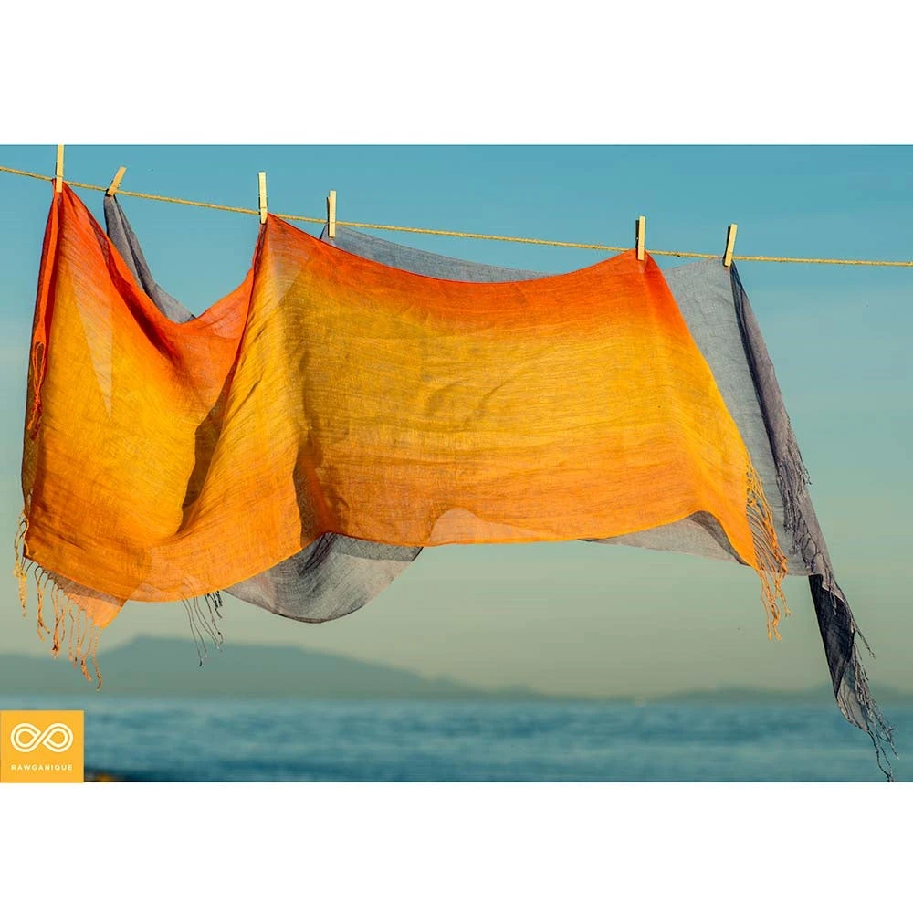 TAORMINA 100% Organic Hemp Scarf - Lightweight Gauzy Warmwear for Women (24" X 70") 6 Vendor-unknown TAORMINA 100% Organic Hemp Scarf (24" X 70") (Gauzy, Lightweight) Warmwear & Outerwear