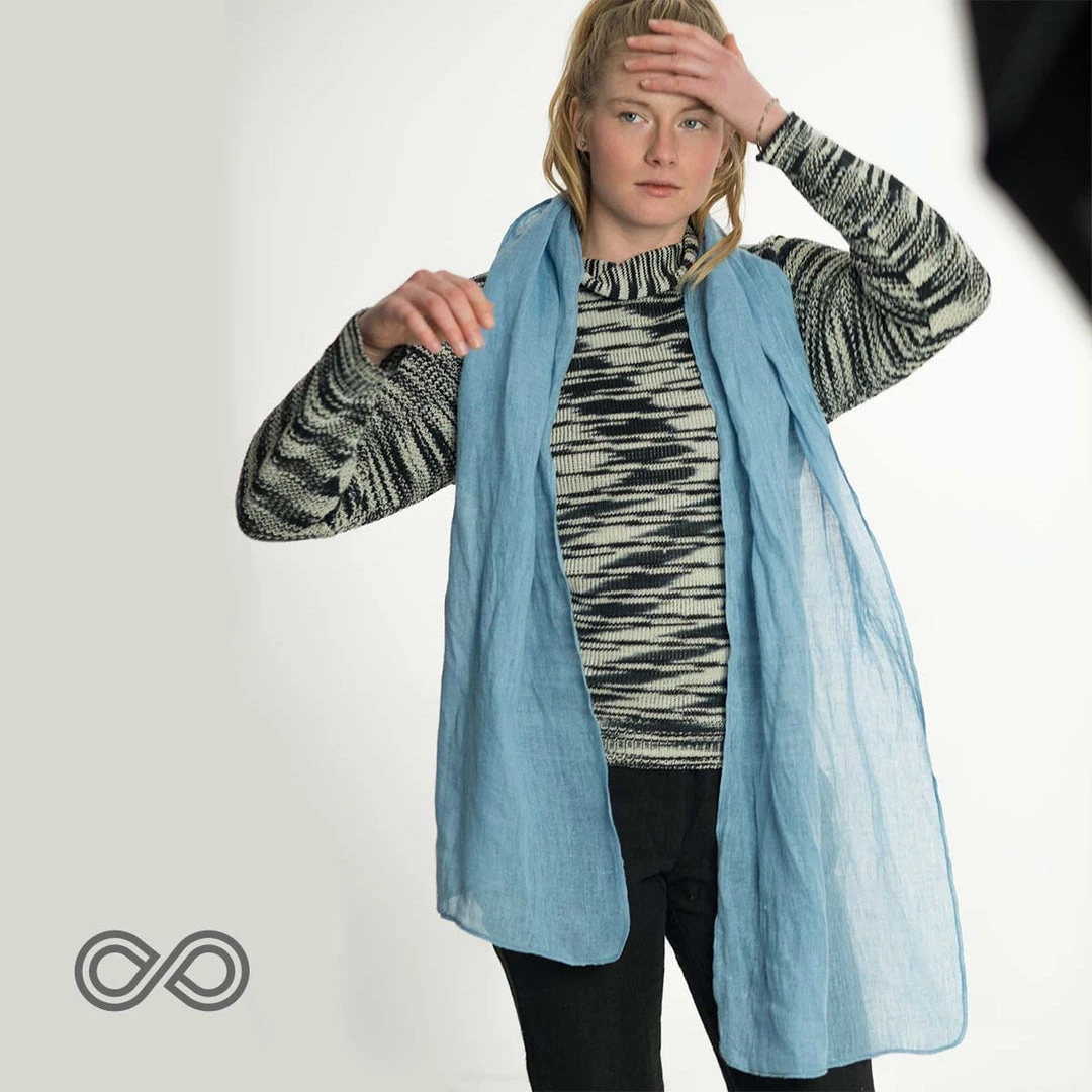 TAORMINA 100% Organic Hemp Scarf - Lightweight Gauzy Warmwear for Women (24" X 70") 12 Vendor-unknown TAORMINA 100% Organic Hemp Scarf (24" X 70") (Gauzy, Lightweight) Warmwear & Outerwear