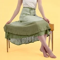 Vendor-unknown Bottoms HABANERA 100% Organic Hemp Long Skirt