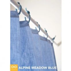 Vendor-unknown Montebello 24" X 72" Organic Hemp Curtain With Rings (Mini Stall Shower Or Drapes)