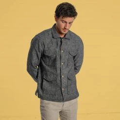 Vendor-unknown DAWSON CREEK 100% Organic Hemp Safari Jacket / Overshirt (Unisex) Warmwear & Outerwear