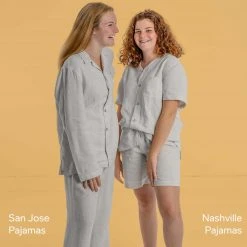 Vendor-unknown SAN JOSE 100% Organic Hemp Pajamas PJ Set (Long-sleeves / Pants) (Unisex) Lingerie & Sleepwear