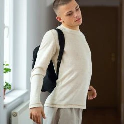 Vendor-unknown Tops HEMPTON 100% Organic Hemp Long-sleeve T-shirt Pullover