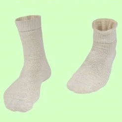 HERTFORDSHIRE 99% Organic Hemp Terry Mid-Crew Socks for Men - Comfortable & Eco-Friendly 6 HERTFORDSHIRE 99% Organic Hemp Terry Mid-crew Socks