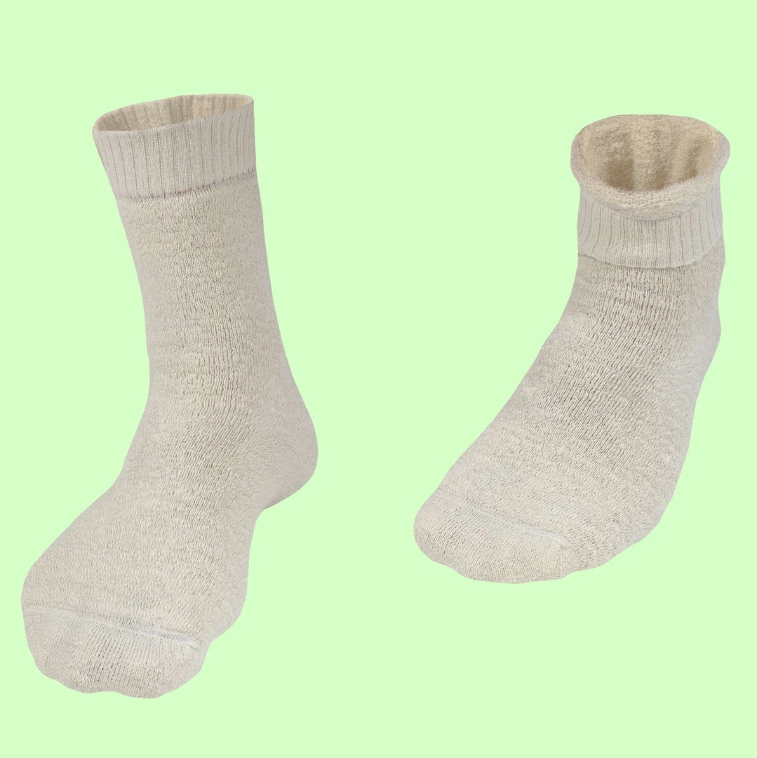 HERTFORDSHIRE 99% Organic Hemp Terry Mid-Crew Socks for Men - Comfortable & Eco-Friendly 3 HERTFORDSHIRE 99% Organic Hemp Terry Mid-crew Socks
