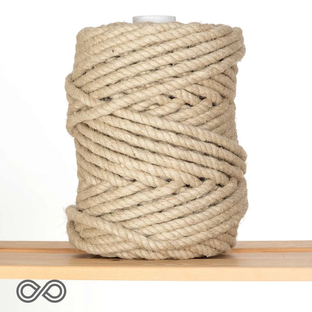 12mm Hemp Rope for DIY Projects - 2kg Roll | Natural & Durable Rope for Crafting, Gardening, and More 1 Ropes DIY 12mm Hemp Rope (2kg Roll)