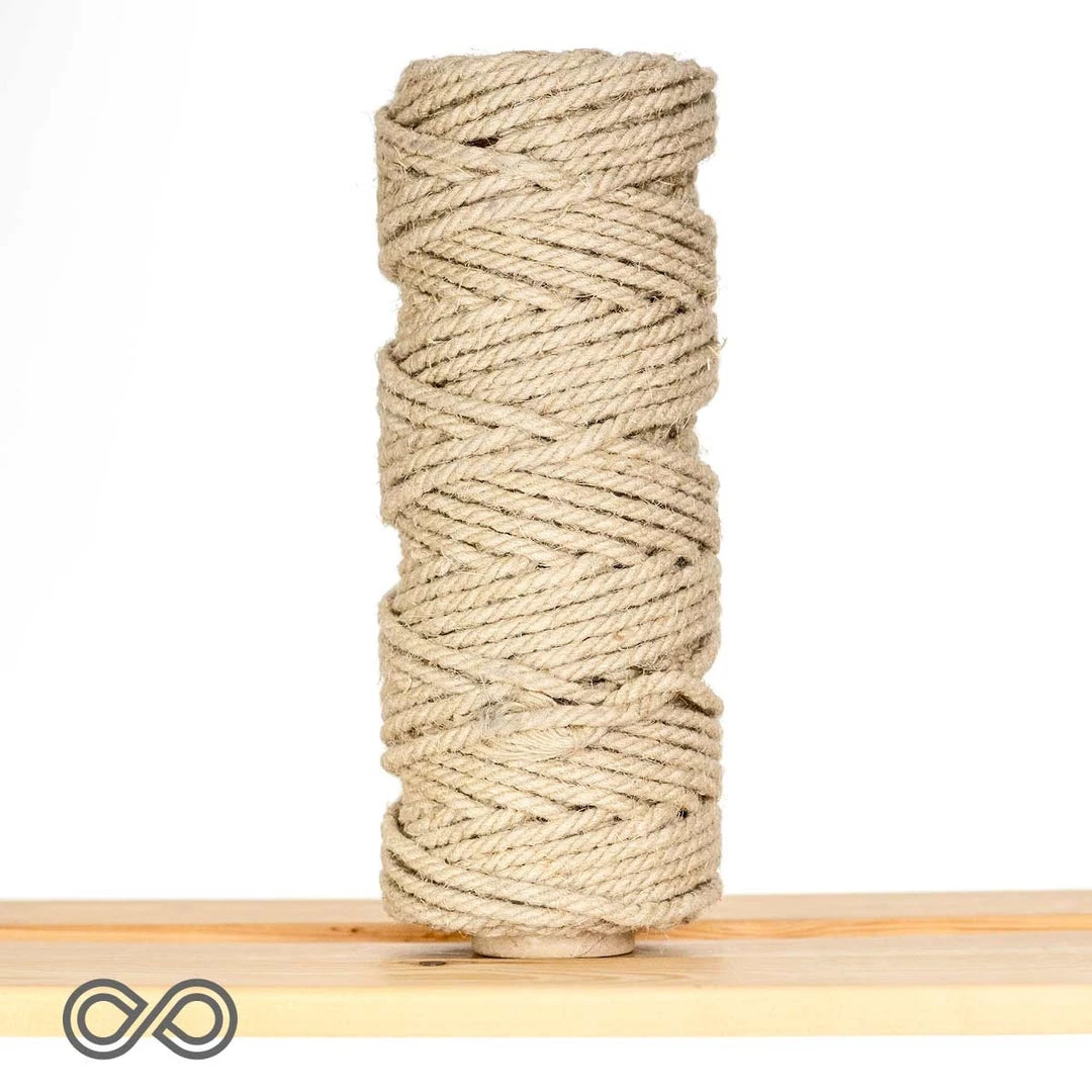 5mm Hemp Rope (1kg Roll) - Natural, Durable, Eco-Friendly Rope for DIY Projects 1 Ropes 5mm Hemp Rope (1kg Roll)