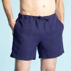 HYDE PARK 100% Organic Linen Swimming - Sports Shorts (Inside Shorts) (Unisex) Womens’ Shorts